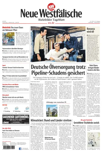 Neue Westfälische - Bielefelder Tageblatt - Bielefeld Ost - 13 Oct 2022