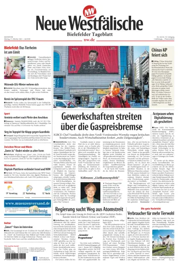 Neue Westfälische - Bielefelder Tageblatt - Bielefeld Ost - 17 Oct 2022
