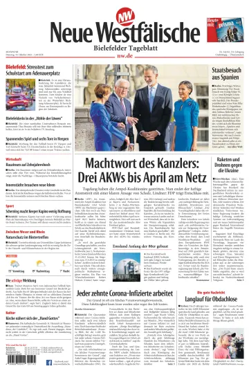 Neue Westfälische - Bielefelder Tageblatt - Bielefeld Ost - 18 Oct 2022