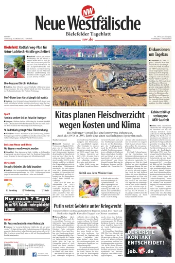 Neue Westfälische - Bielefelder Tageblatt - Bielefeld Ost - 20 Oct 2022