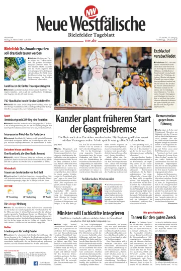 Neue Westfälische - Bielefelder Tageblatt - Bielefeld Ost - 24 Oct 2022