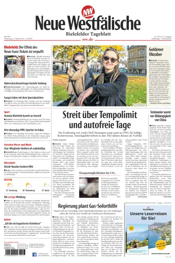 Neue Westfälische - Bielefelder Tageblatt - Bielefeld Ost - 27 Oct 2022