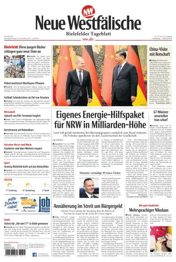 Neue Westfälische - Bielefelder Tageblatt - Bielefeld Ost - 5 Nov 2022