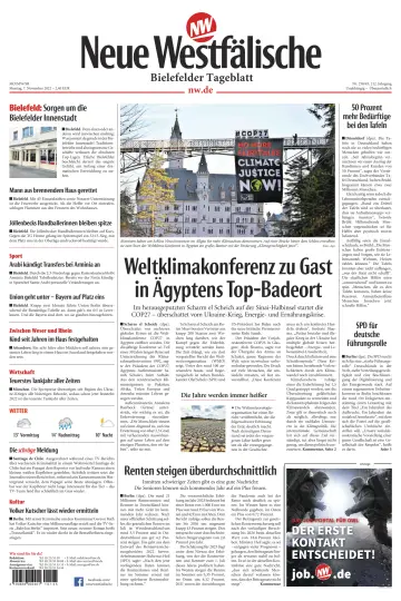 Neue Westfälische - Bielefelder Tageblatt - Bielefeld Ost - 7 Nov 2022