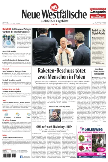 Neue Westfälische - Bielefelder Tageblatt - Bielefeld Ost - 16 11월 2022