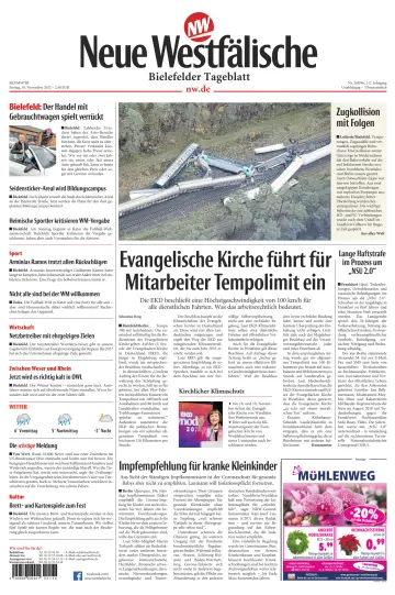 Neue Westfälische - Bielefelder Tageblatt - Bielefeld Ost - 18 Nov 2022