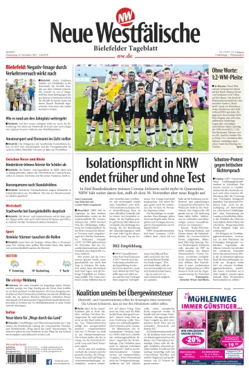 Neue Westfälische - Bielefelder Tageblatt - Bielefeld Ost - 24 11월 2022
