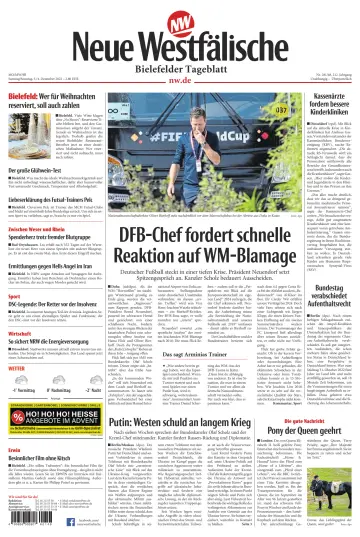 Neue Westfälische - Bielefelder Tageblatt - Bielefeld Ost - 03 12월 2022
