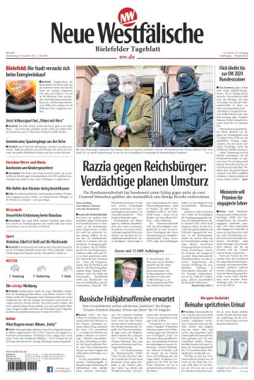 Neue Westfälische - Bielefelder Tageblatt - Bielefeld Ost - 08 12월 2022