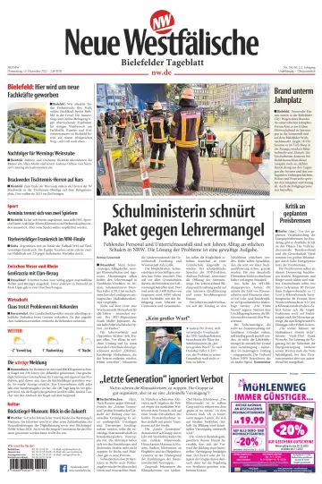 Neue Westfälische - Bielefelder Tageblatt - Bielefeld Ost - 15 12월 2022