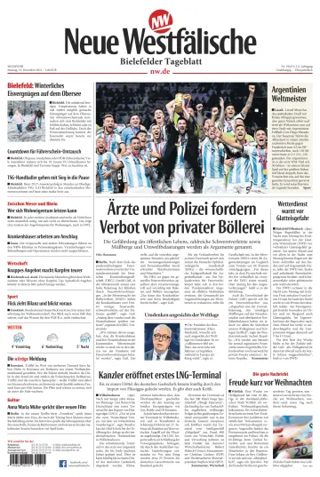 Neue Westfälische - Bielefelder Tageblatt - Bielefeld Ost - 19 Dec 2022