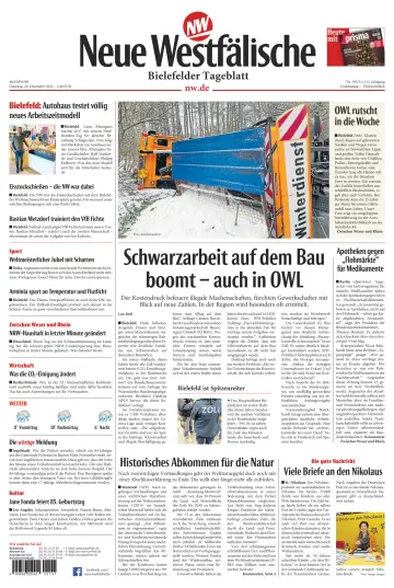 Neue Westfälische - Bielefelder Tageblatt - Bielefeld Ost - 20 Dec 2022