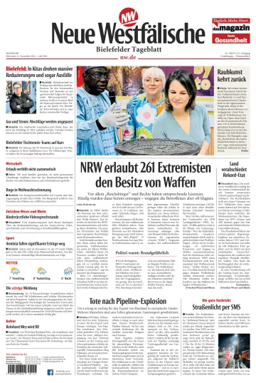 Neue Westfälische - Bielefelder Tageblatt - Bielefeld Ost - 21 Dec 2022