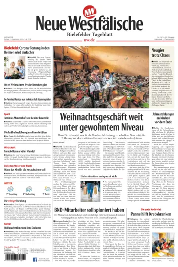Neue Westfälische - Bielefelder Tageblatt - Bielefeld Ost - 23 Dec 2022