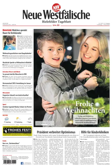 Neue Westfälische - Bielefelder Tageblatt - Bielefeld Ost - 24 Dec 2022