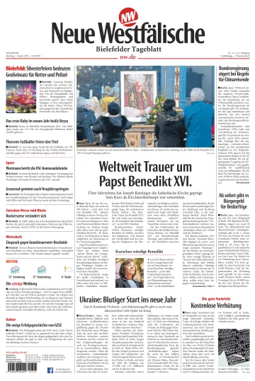 Neue Westfälische - Bielefelder Tageblatt - Bielefeld Ost - 02 1월 2023