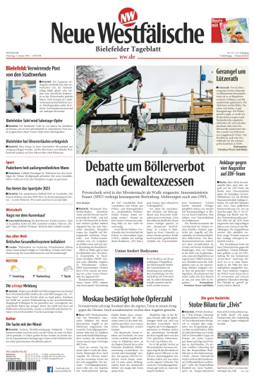Neue Westfälische - Bielefelder Tageblatt - Bielefeld Ost - 03 1월 2023