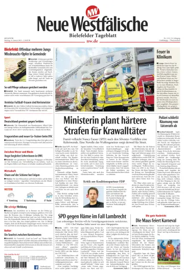 Neue Westfälische - Bielefelder Tageblatt - Bielefeld Ost - 16 1월 2023