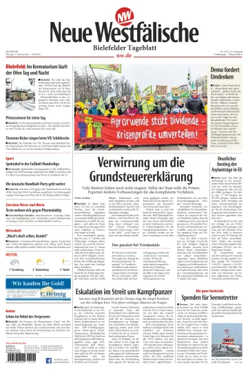 Neue Westfälische - Bielefelder Tageblatt - Bielefeld Ost - 23 Jan 2023