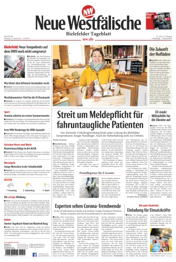 Neue Westfälische - Bielefelder Tageblatt - Bielefeld Ost - 24 1월 2023