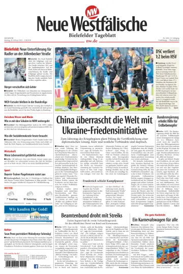 Neue Westfälische - Bielefelder Tageblatt - Bielefeld Ost - 20 Feb 2023