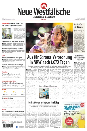 Neue Westfälische - Bielefelder Tageblatt - Bielefeld Ost - 27 Feb 2023