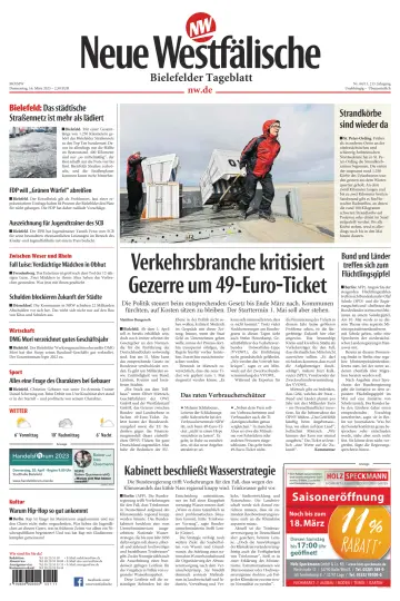 Neue Westfälische - Bielefelder Tageblatt - Bielefeld Ost - 16 Mar 2023