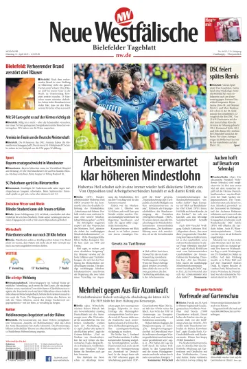 Neue Westfälische - Bielefelder Tageblatt - Bielefeld Ost - 11 Apr 2023
