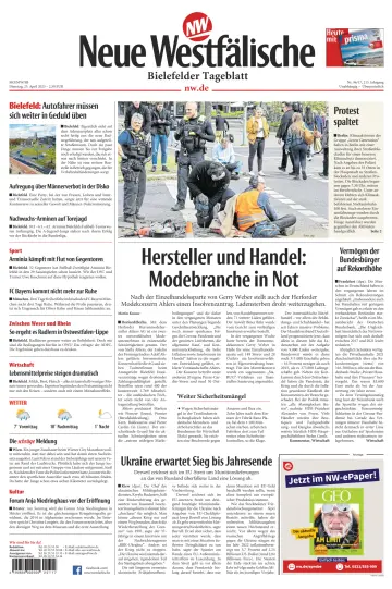 Neue Westfälische - Bielefelder Tageblatt - Bielefeld Ost - 25 Apr 2023