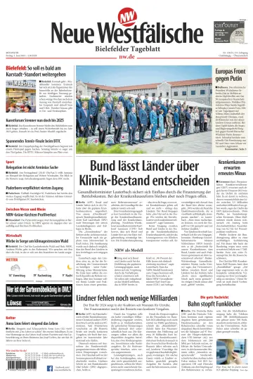 Neue Westfälische - Bielefelder Tageblatt - Bielefeld Ost - 2 Jun 2023