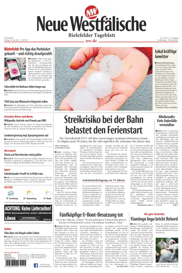 Neue Westfälische - Bielefelder Tageblatt - Bielefeld Ost - 23 Jun 2023