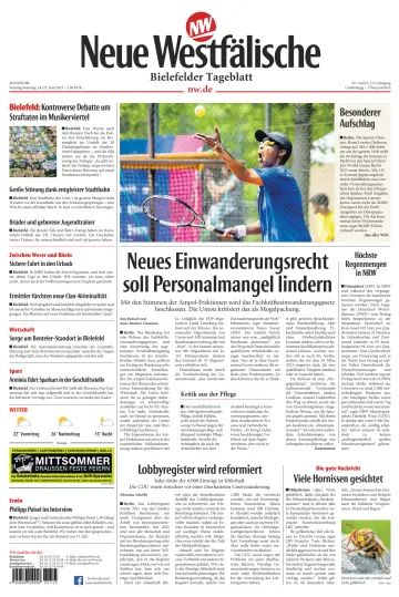 Neue Westfälische - Bielefelder Tageblatt - Bielefeld Ost - 24 Jun 2023