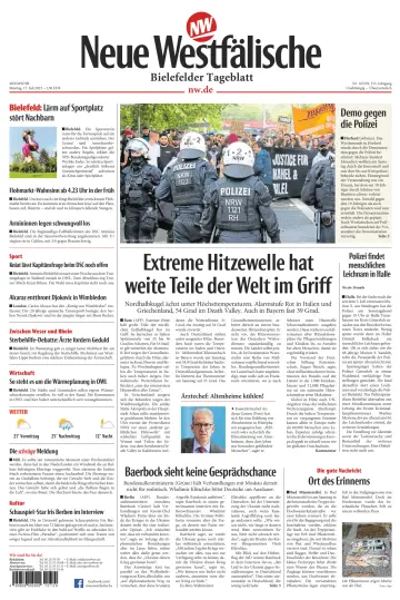 Neue Westfälische - Bielefelder Tageblatt - Bielefeld Ost - 17 Jul 2023