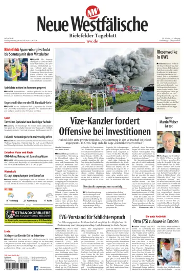 Neue Westfälische - Bielefelder Tageblatt - Bielefeld Ost - 29 Jul 2023
