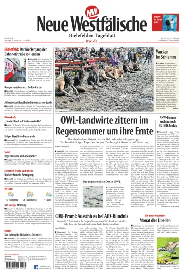 Neue Westfälische - Bielefelder Tageblatt - Bielefeld Ost - 2 Aug 2023