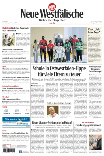 Neue Westfälische - Bielefelder Tageblatt - Bielefeld Ost - 7 Aug 2023