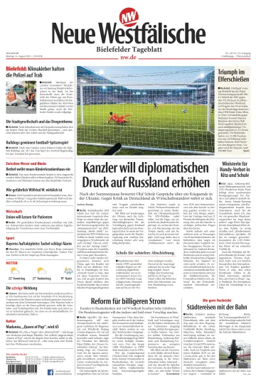 Neue Westfälische - Bielefelder Tageblatt - Bielefeld Ost - 14 Aug 2023