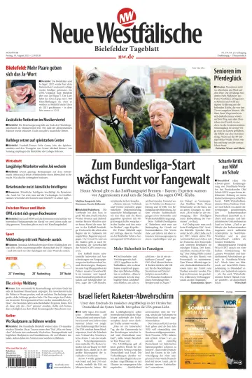 Neue Westfälische - Bielefelder Tageblatt - Bielefeld Ost - 18 Aug 2023