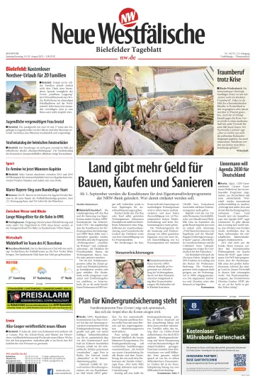 Neue Westfälische - Bielefelder Tageblatt - Bielefeld Ost - 19 Aug 2023