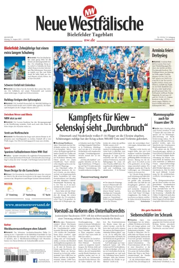 Neue Westfälische - Bielefelder Tageblatt - Bielefeld Ost - 21 Aug 2023