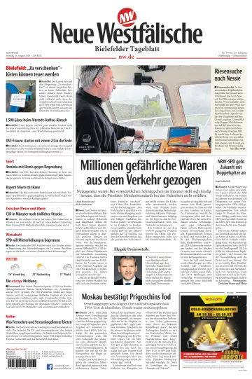 Neue Westfälische - Bielefelder Tageblatt - Bielefeld Ost - 28 Aug 2023