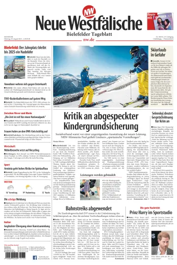 Neue Westfälische - Bielefelder Tageblatt - Bielefeld Ost - 29 Aug 2023