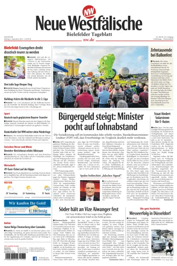 Neue Westfälische - Bielefelder Tageblatt - Bielefeld Ost - 4 Sep 2023