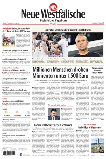 Neue Westfälische - Bielefelder Tageblatt - Bielefeld Ost - 11 9월 2023