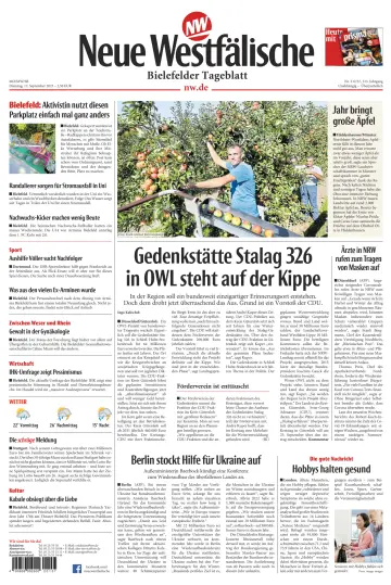 Neue Westfälische - Bielefelder Tageblatt - Bielefeld Ost - 12 Sep 2023