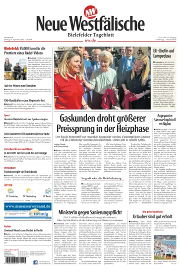 Neue Westfälische - Bielefelder Tageblatt - Bielefeld Ost - 18 9월 2023