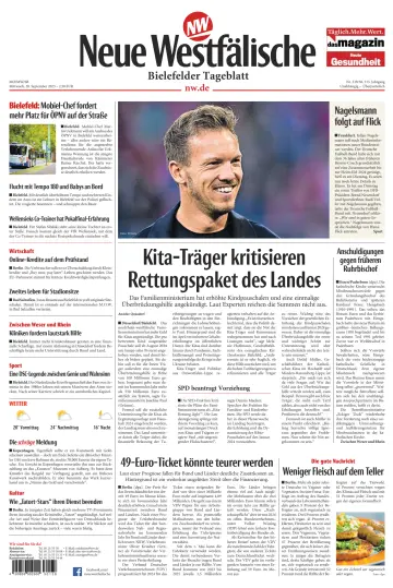 Neue Westfälische - Bielefelder Tageblatt - Bielefeld Ost - 20 Sep 2023