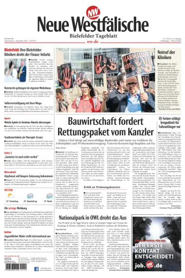 Neue Westfälische - Bielefelder Tageblatt - Bielefeld Ost - 21 Sep 2023