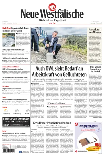 Neue Westfälische - Bielefelder Tageblatt - Bielefeld Ost - 6 Oct 2023