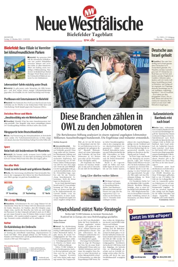 Neue Westfälische - Bielefelder Tageblatt - Bielefeld Ost - 13 Oct 2023